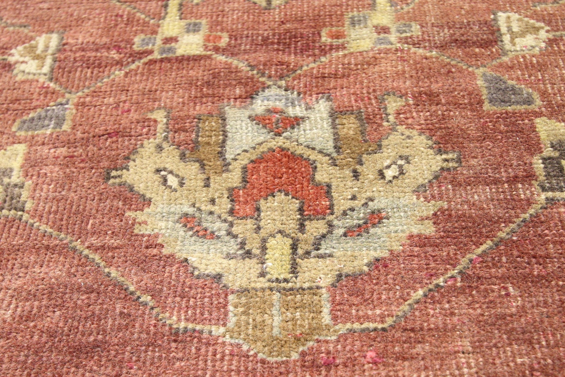 5 x 10 Vintage Turkish Oushak Rug 51402