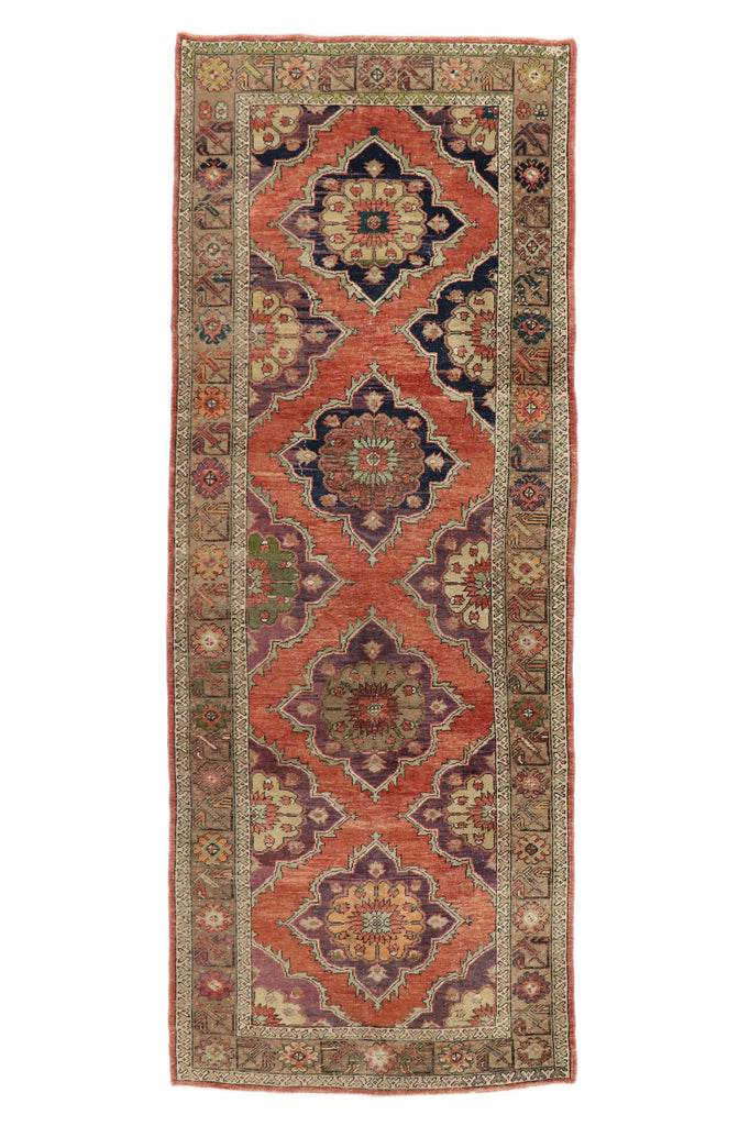 5 x 12 Vintage Turkish Oushak Rug 51793