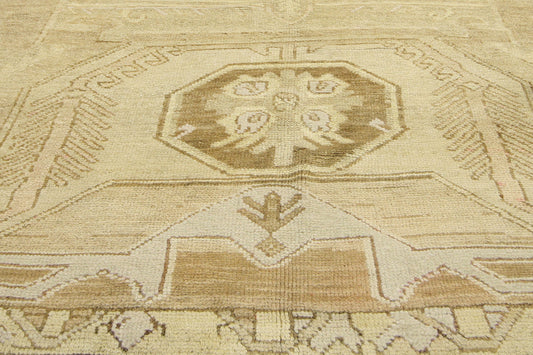 5 x 15 Vintage Turkish Oushak Rug 50582