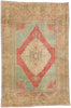 6 x 10 Vintage Turkish Oushak Rug 53889