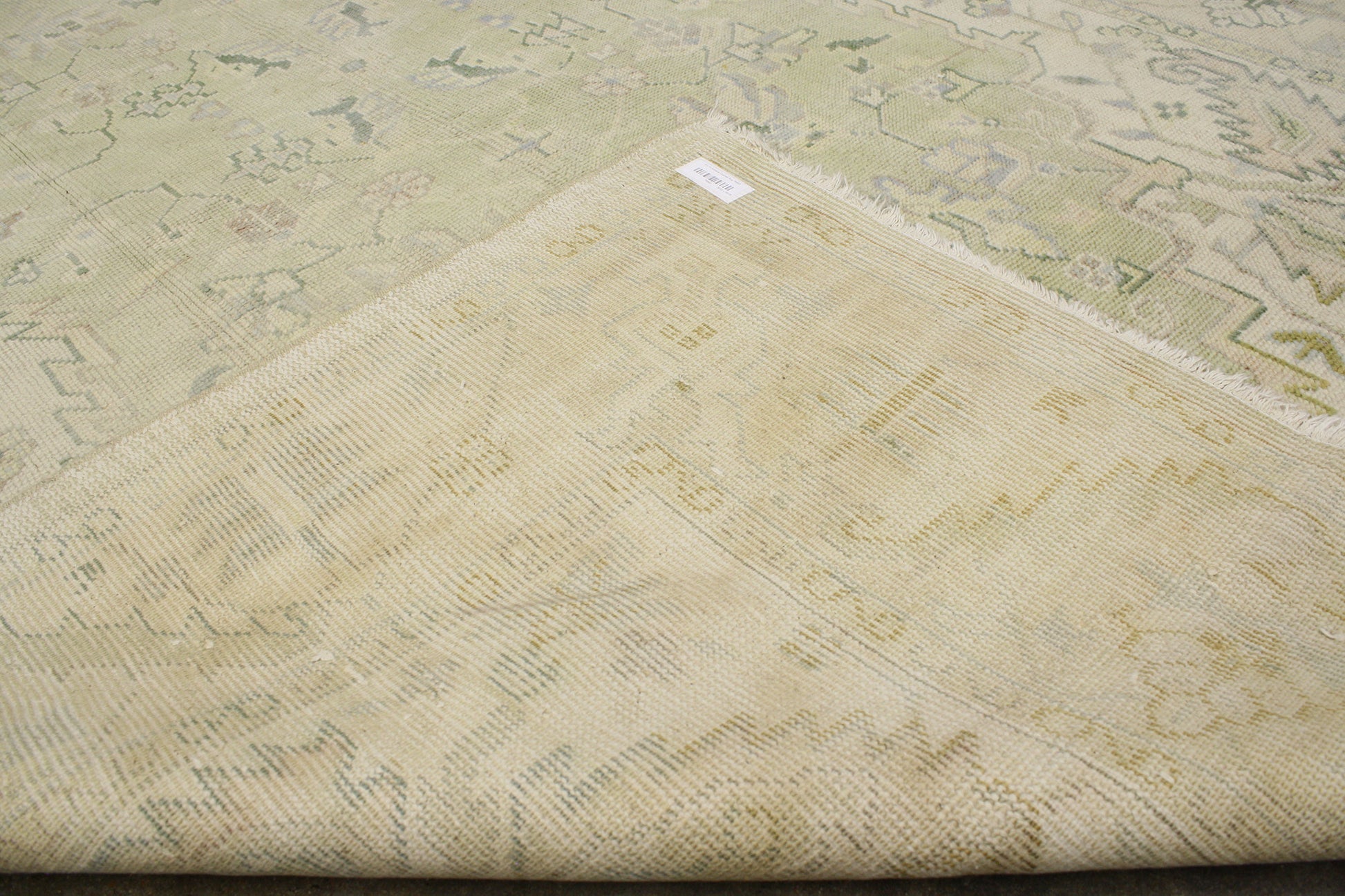 6 x 10 Vintage Turkish Oushak Rug 76863