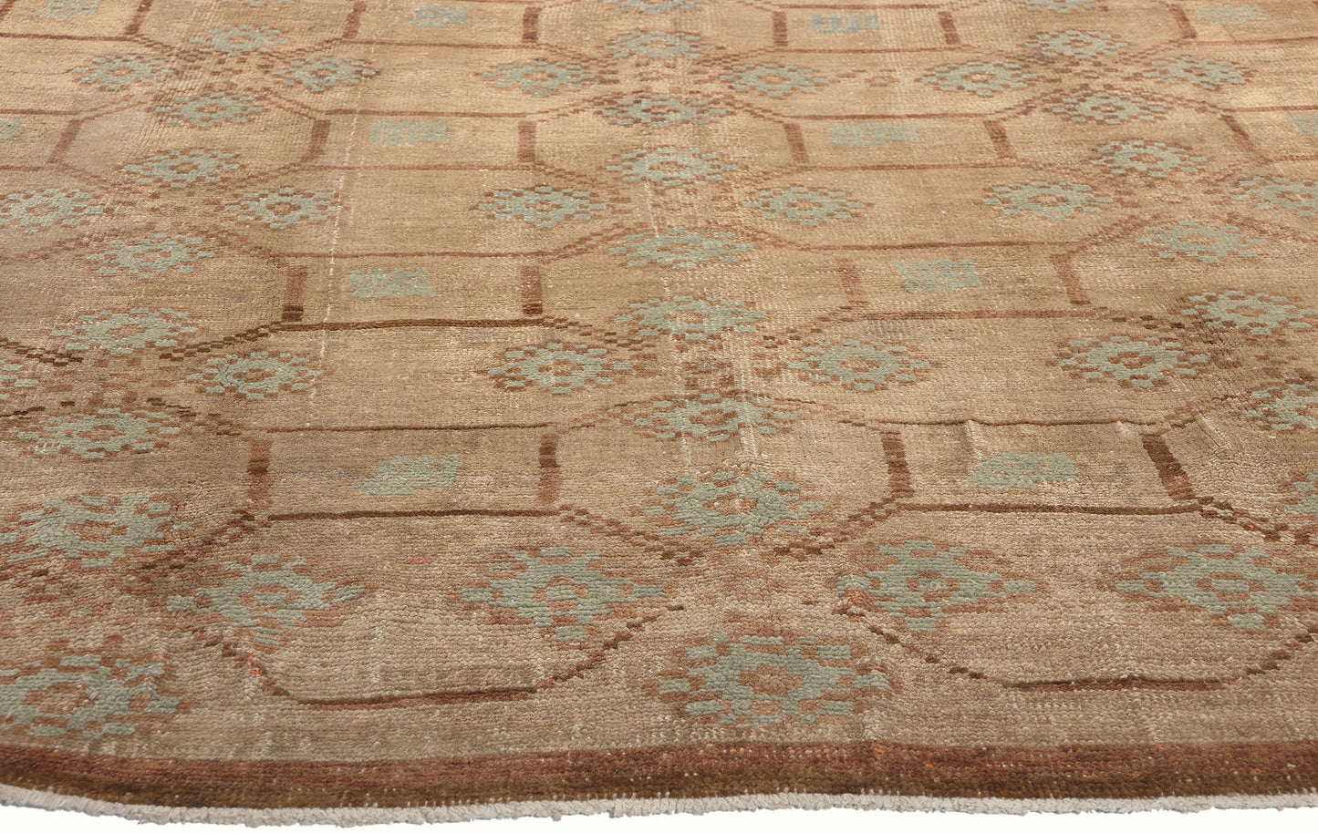 7 x 10 Vintage Turkish Oushak Rug 50563