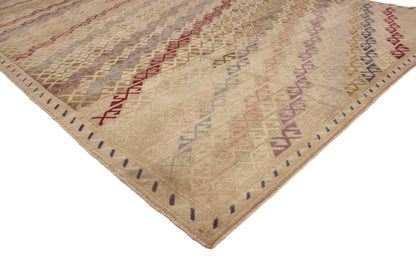 7 x 10 Vintage Turkish Oushak Rug 52176