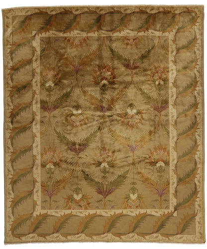 8 x 10 Vintage Turkish Oushak Rug 53897