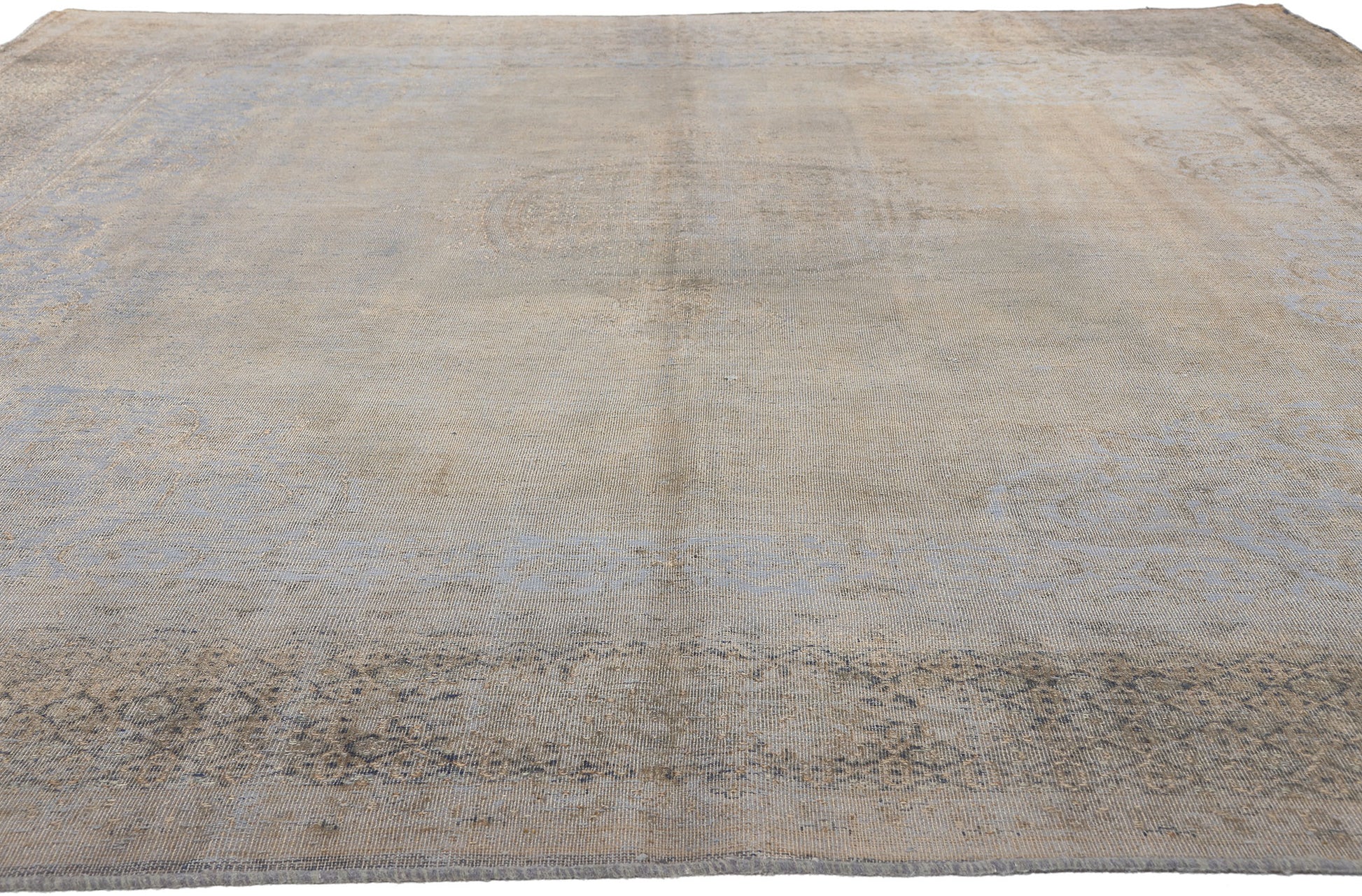 10 x 13 Vintage Turkish Overdyed Rug 60765