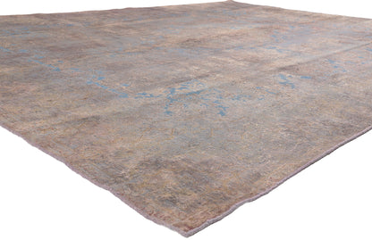 10 x 13 Vintage Turkish Overdyed Rug 60782