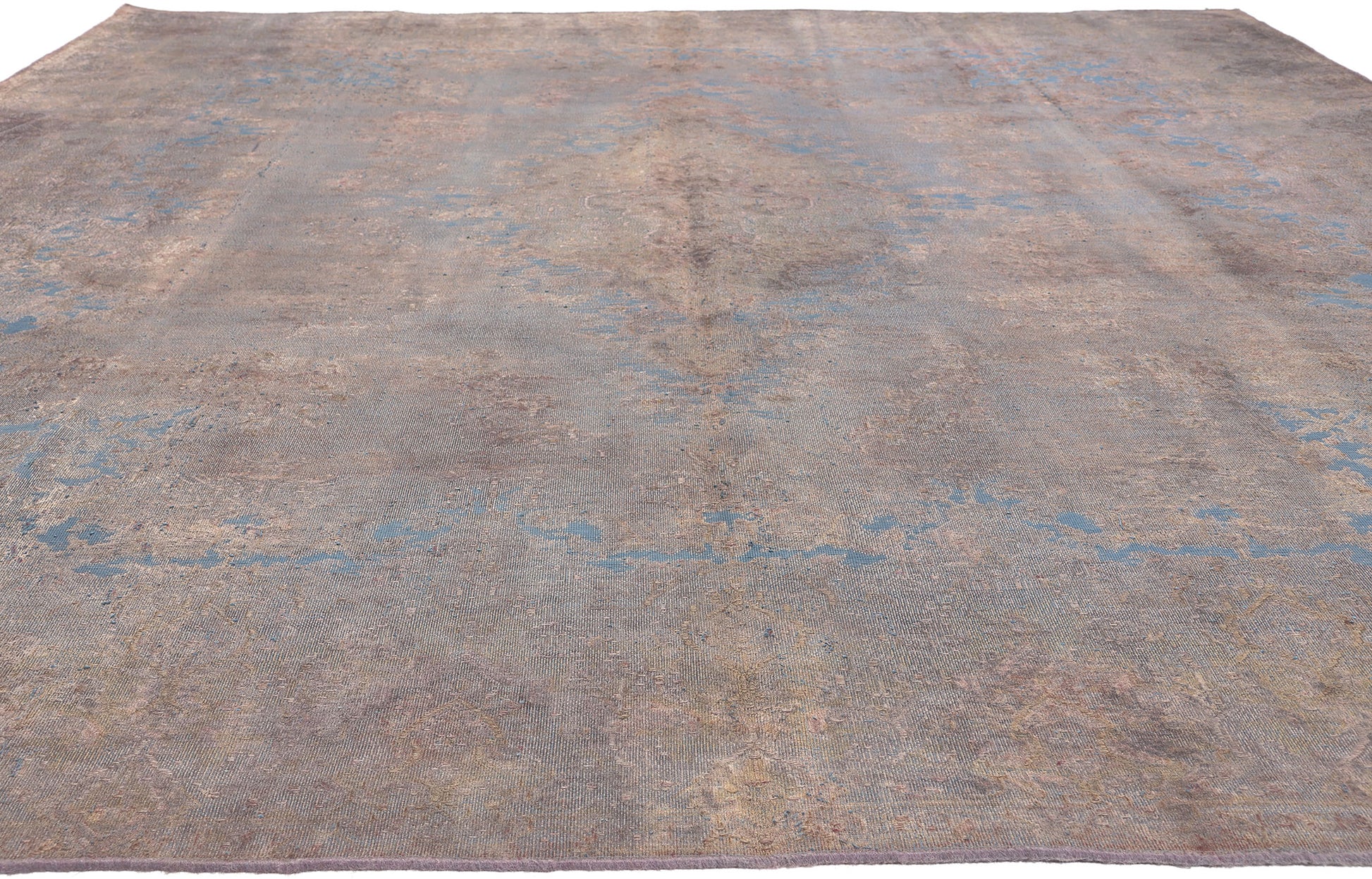 10 x 13 Vintage Turkish Overdyed Rug 60782