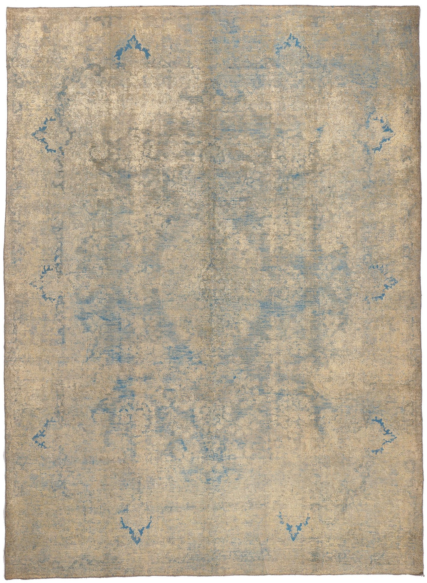 10 x 13 Vintage Turkish Overdyed Rug 60786