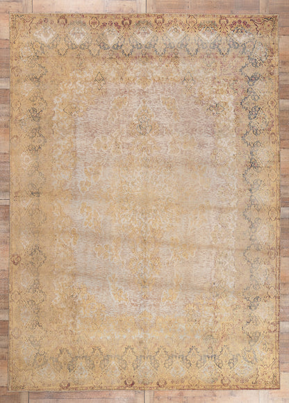 10 x 13 Vintage Turkish Overdyed Rug 60766