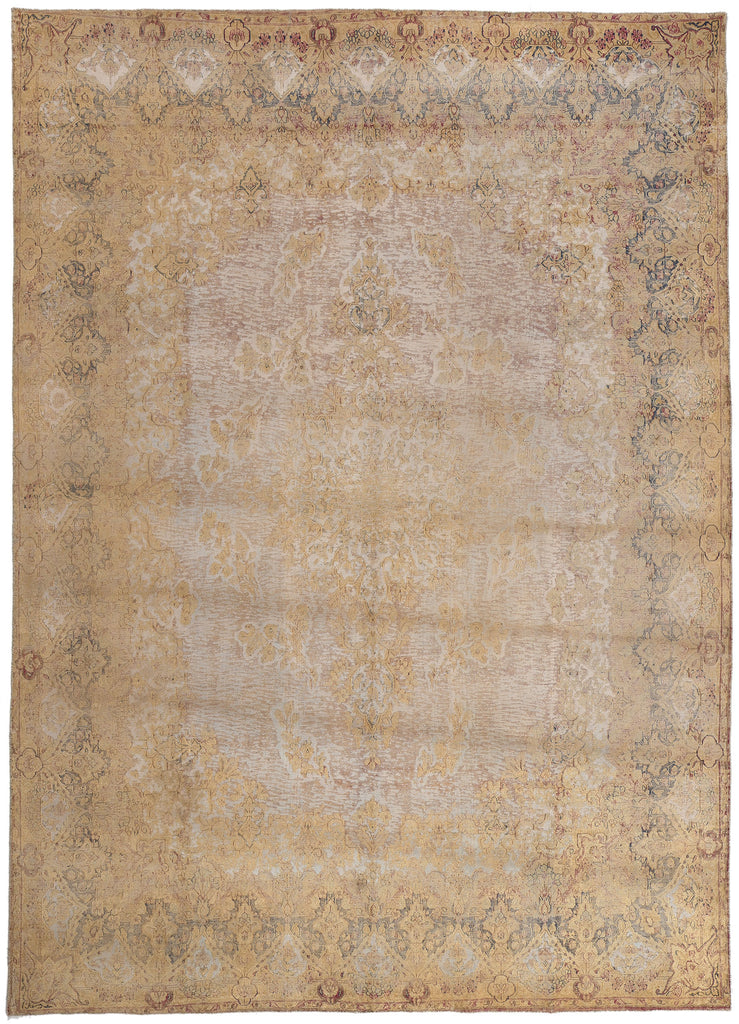 10 x 13 Vintage Turkish Overdyed Rug 60766