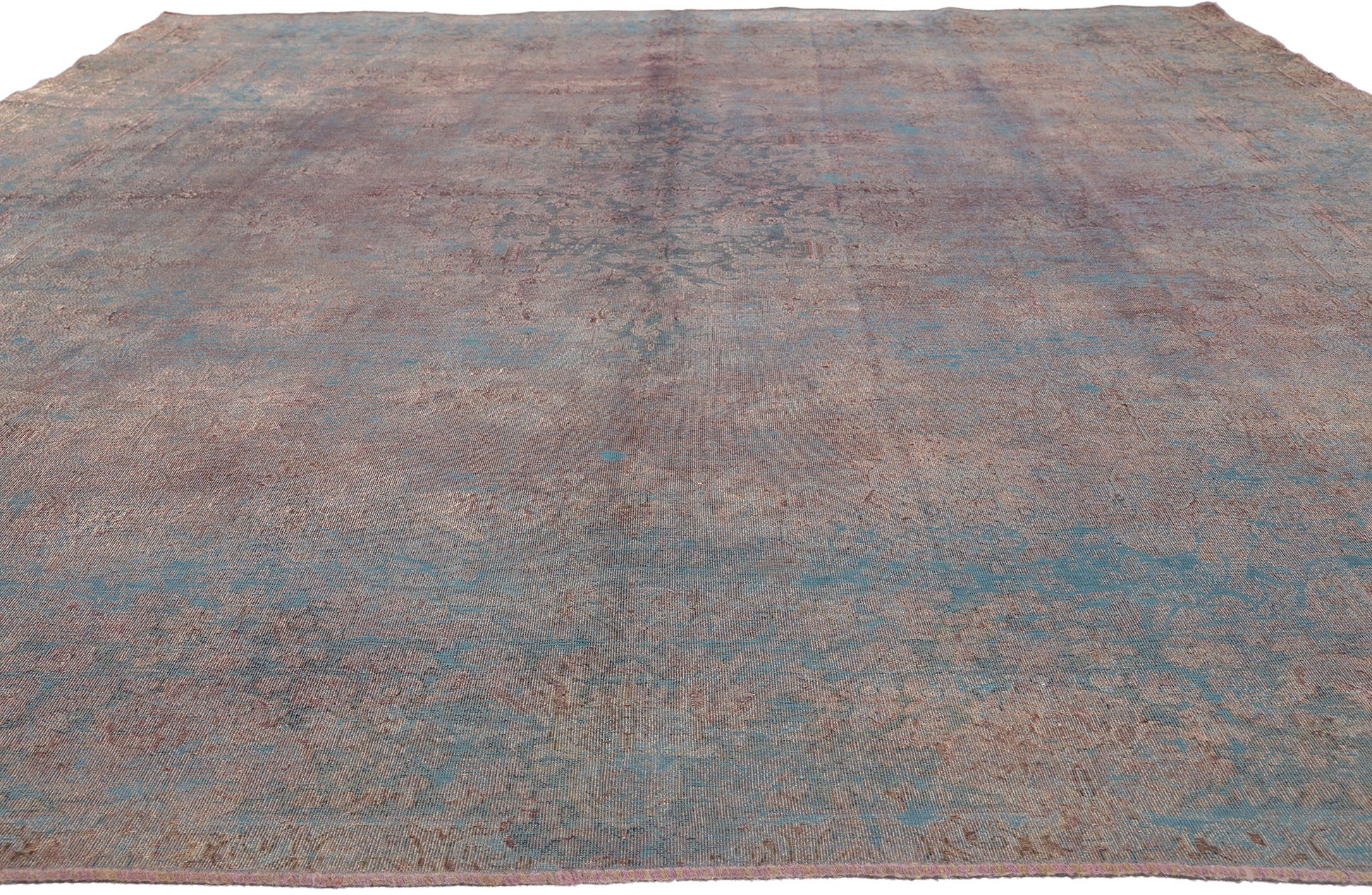 10 x 13 Vintage Turkish Overdyed Rug 60612