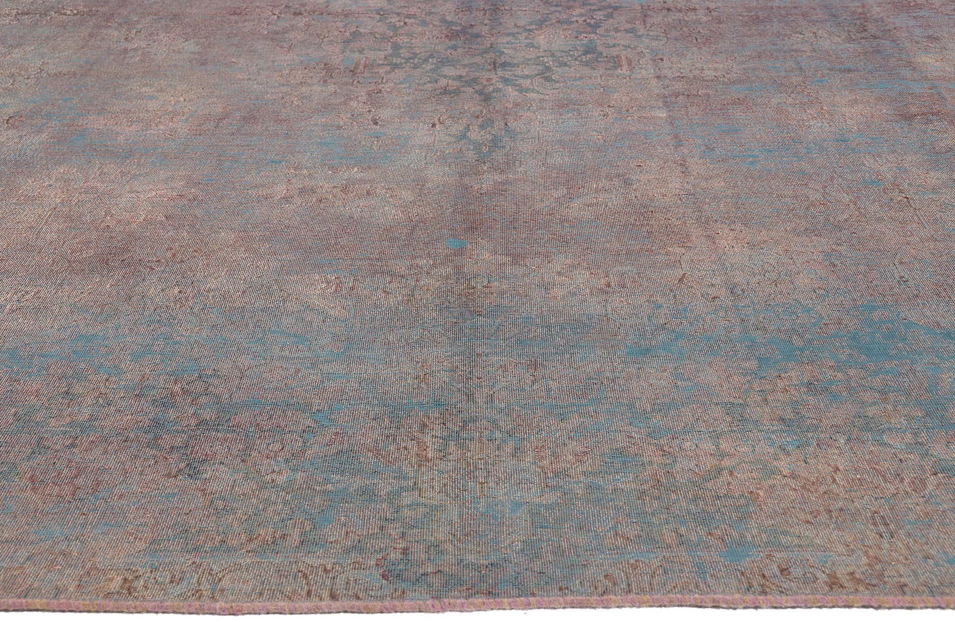 10 x 13 Vintage Turkish Overdyed Rug 60612