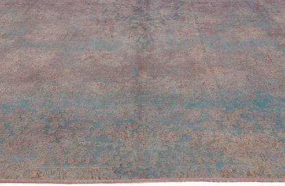 10 x 13 Vintage Turkish Overdyed Rug 60612