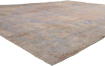 10 x 13 Vintage Turkish Overdyed Rug 60768