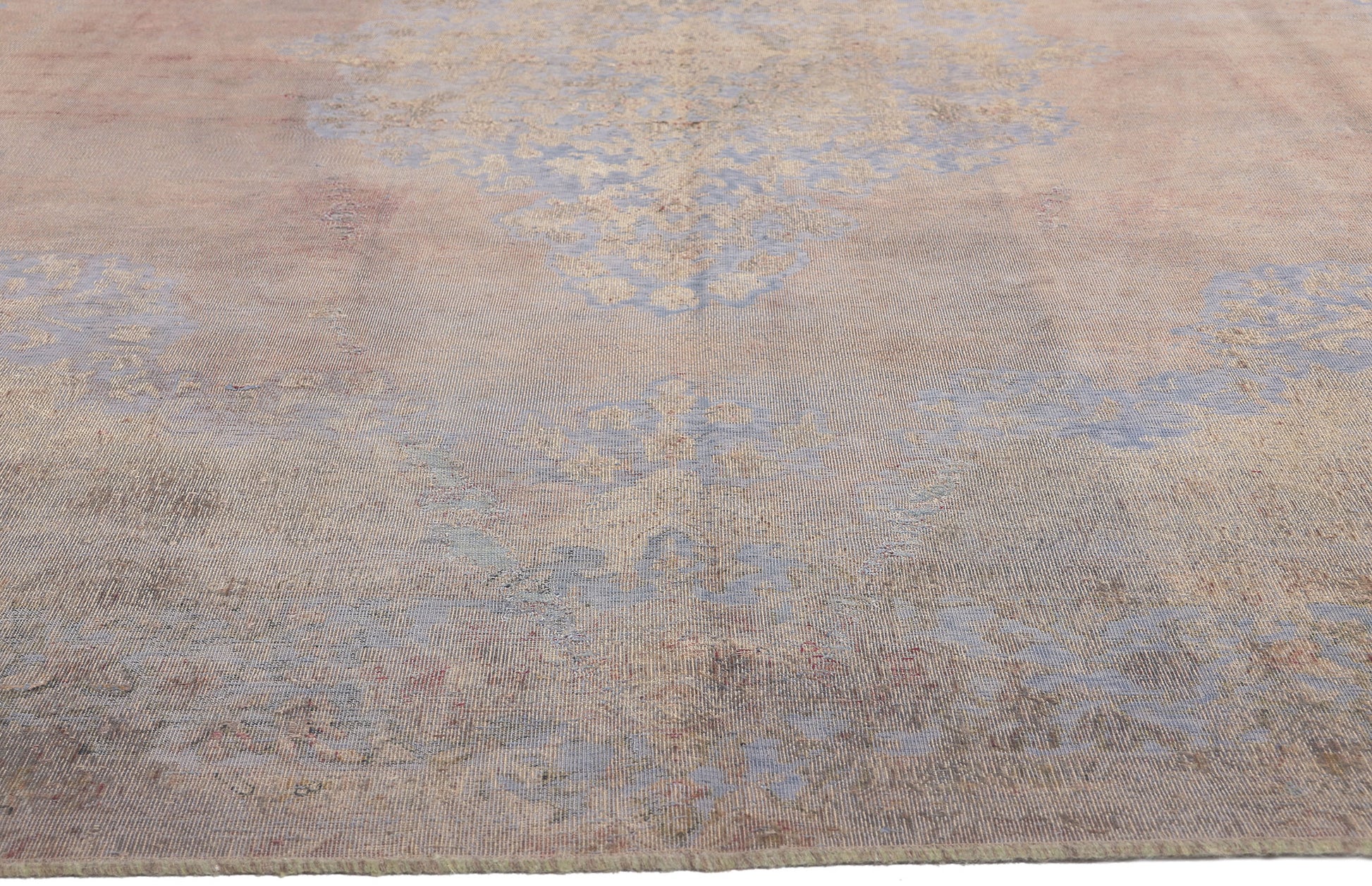 10 x 13 Vintage Turkish Overdyed Rug 60768