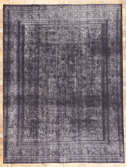 9 x 12 Vintage Turkish Overdyed Rug 60692