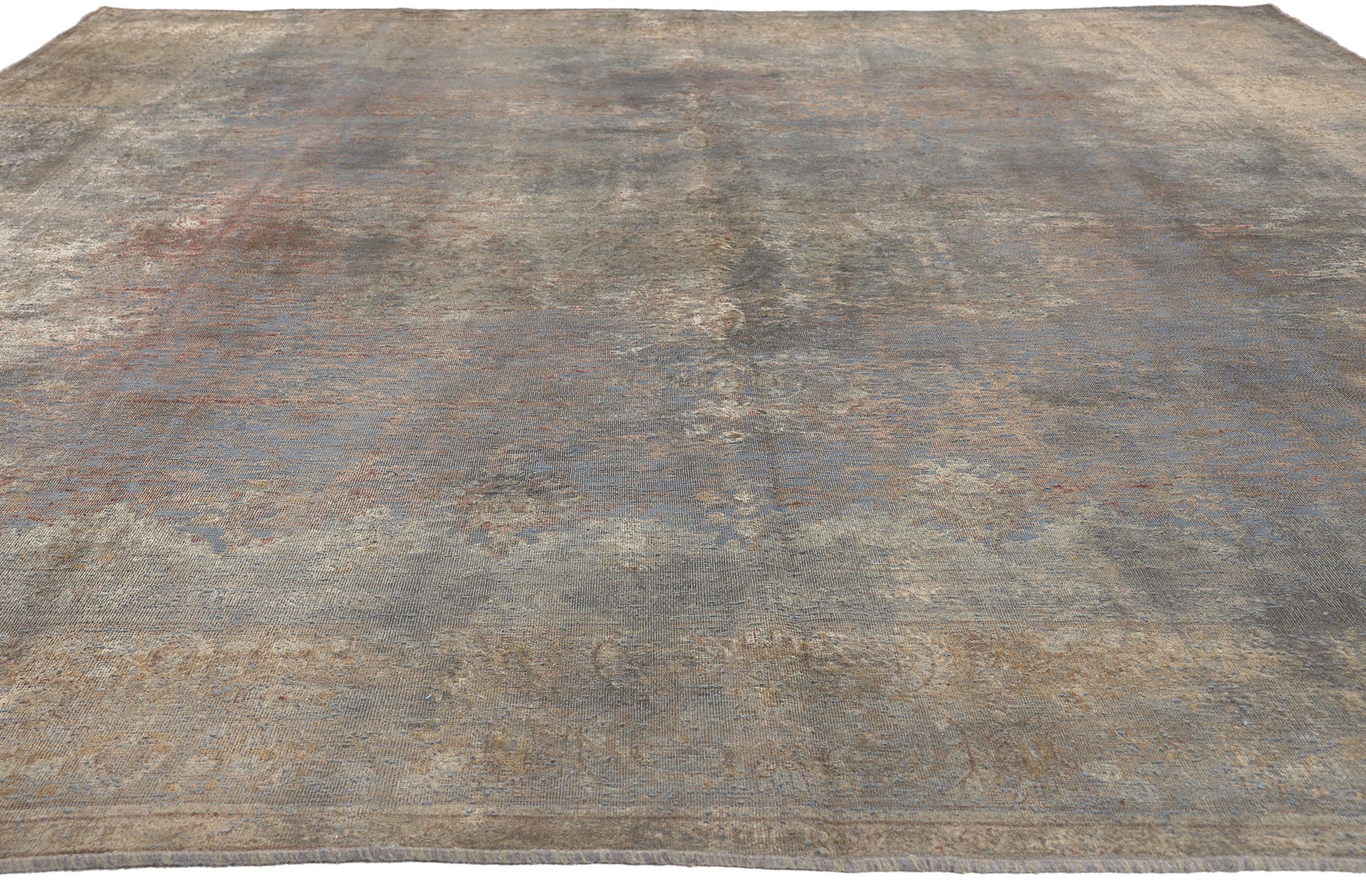 9 x 12 Vintage Turkish Overdyed Rug 60764