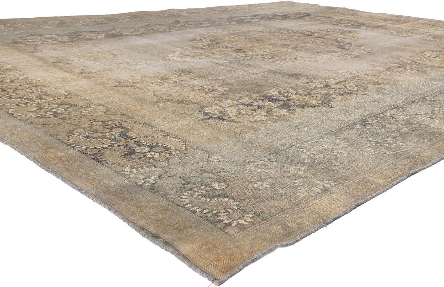 9 x 13 Vintage Turkish Overdyed Rug 60762