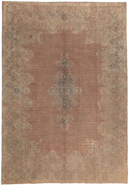 9 x 14 Vintage Turkish Overdyed Rug 60619