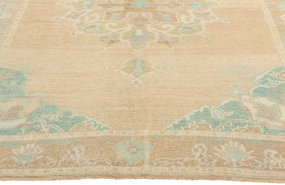 5 x 8 Vintage Pastel Turkish Oushak Rug 52957