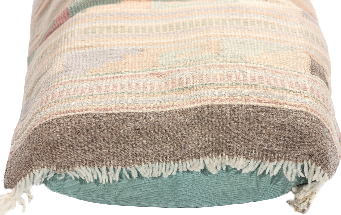 1 x 2 Vintage Pastel Tribal Kilim Pillow 78806