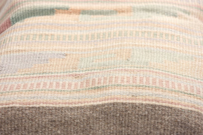 1 x 2 Vintage Pastel Tribal Kilim Pillow 78806
