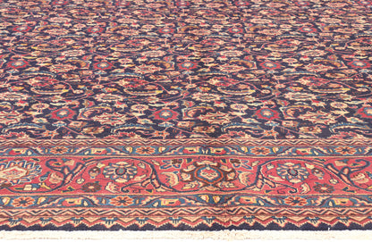 10 x 13 Vintage Persian Mashhad Rug 75592