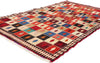 4 x 6 Vintage Persian Lori Checkerboard Rug 78858