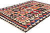 4 x 6 Vintage Persian Lori Checkerboard Rug 78874