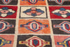 4 x 6 Vintage Persian Lori Checkerboard Rug 78874
