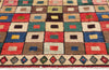 4 x 6 Vintage Persian Lori Checkerboard Rug 78892