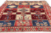5 x 7 Vintage Persian Lori Checkerboard Rug 78873