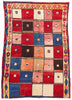 5 x 7 Vintage Persian Lori Checkerboard Rug 78879
