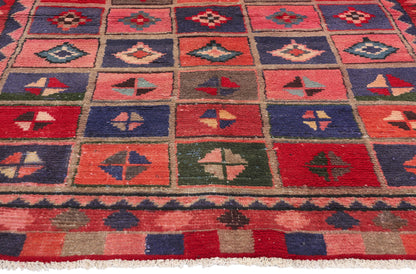 5 x 8 Vintage Persian Lori Checkerboard Rug 78872