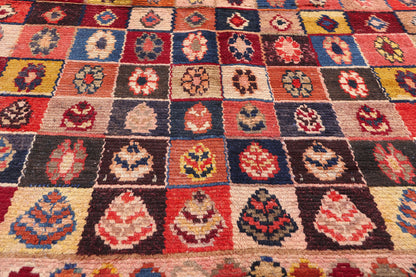 5 x 8 Vintage Persian Lori Checkerboard Rug 78877