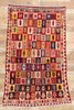 5 x 8 Vintage Persian Lori Checkerboard Rug 78877