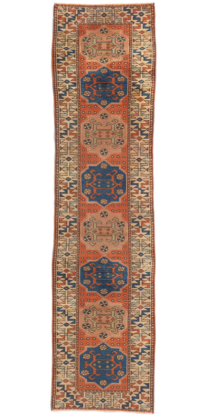 2 x 8 Vintage Persian Hamadan Rug 53943