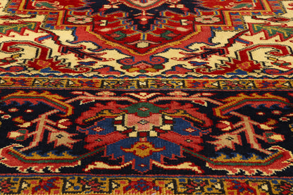 10 x 13 Vintage Persian Heriz Rug 81069