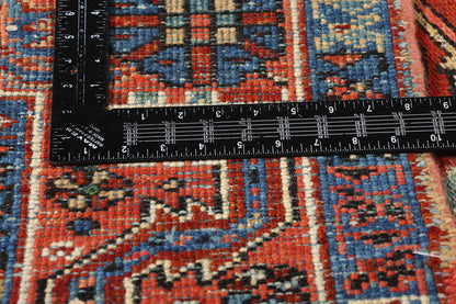 8 x 11 Antique Persian Heriz Rug 90007