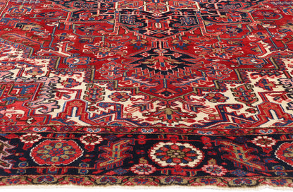8 x 12 Vintage Persian Heriz Rug 90008