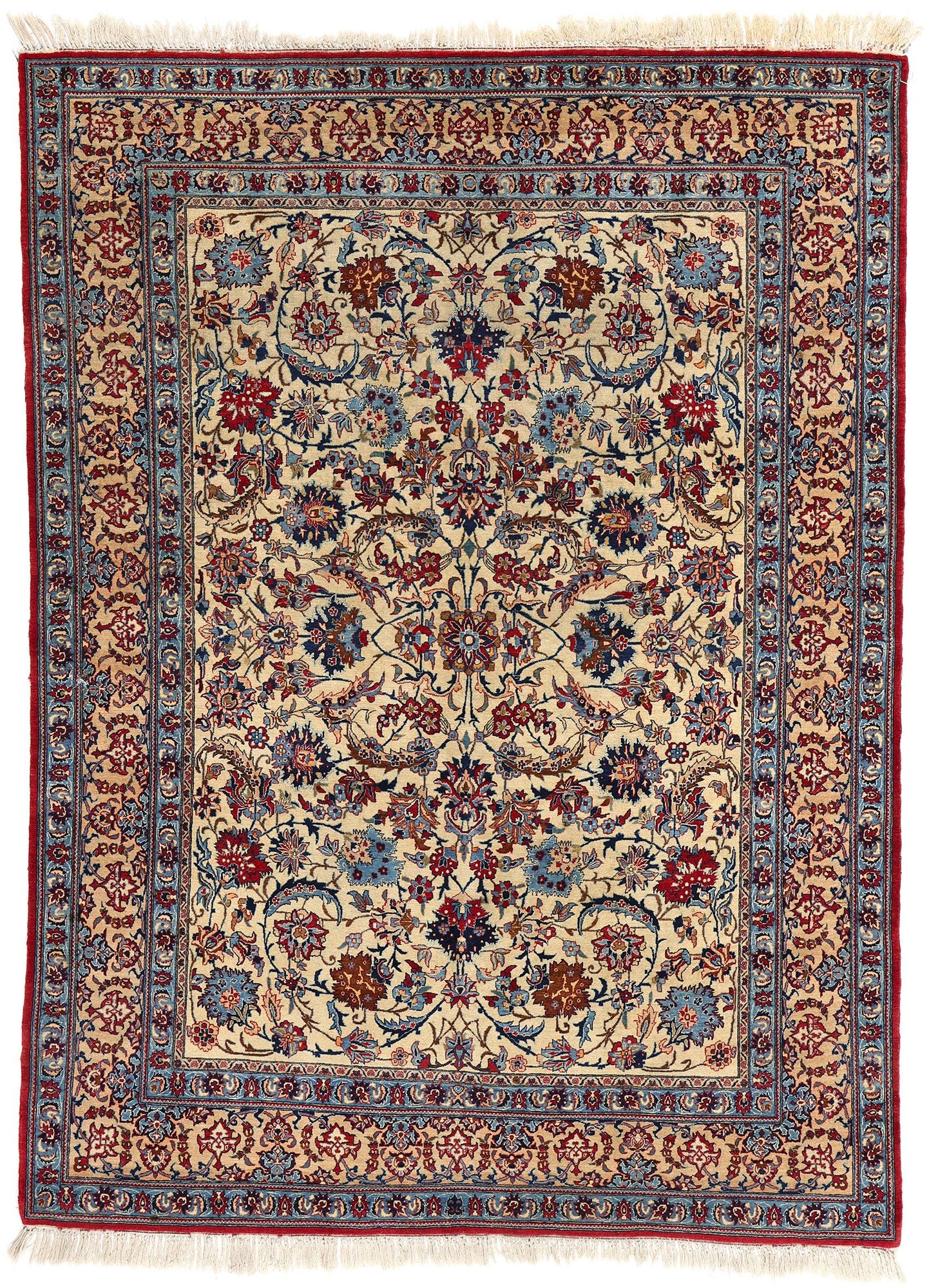 5 x 7 Vintage Persian Isfahan Rug 78680