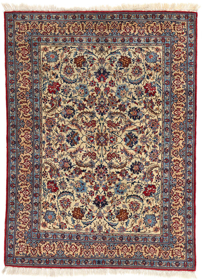 5 x 7 Vintage Persian Isfahan Rug 78680