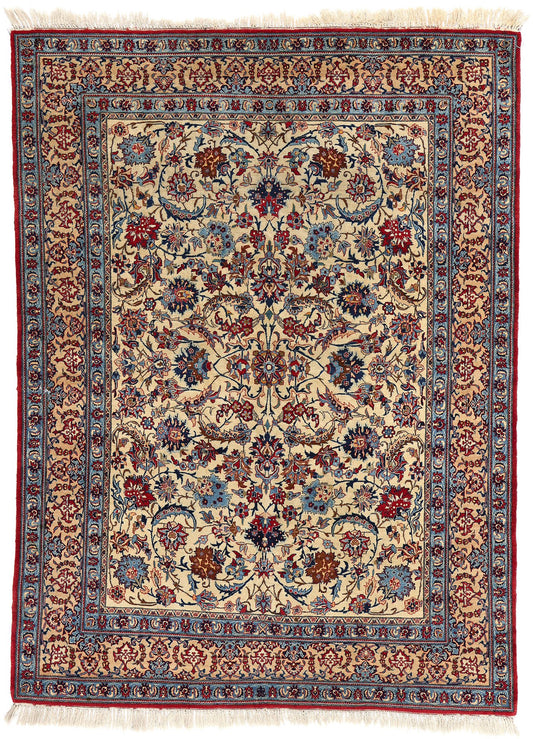 5 x 7 Vintage Persian Isfahan Rug 78680