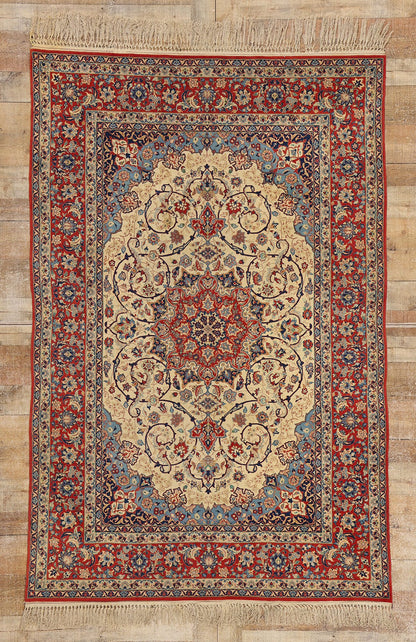 5 x 8 Vintage Persian Isfahan Rug 78721