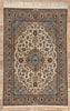 4 x 6 Vintage Persian Kashan Rug 78701