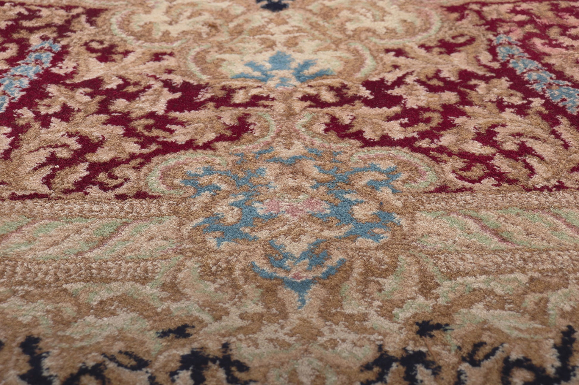 12 x 18 Vintage Persian Kerman Rug 78335