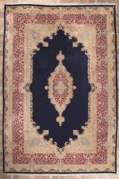 12 x 18 Vintage Persian Kerman Rug 78335