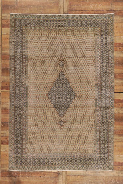 7 x 10 Vintage Persian Kerman Rug 53750
