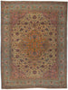 9 x 12 Antique-Worn Persian Kerman Rug 78297