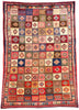 6 x 9 Vintage Persian Lori Checkerboard Rug 78881